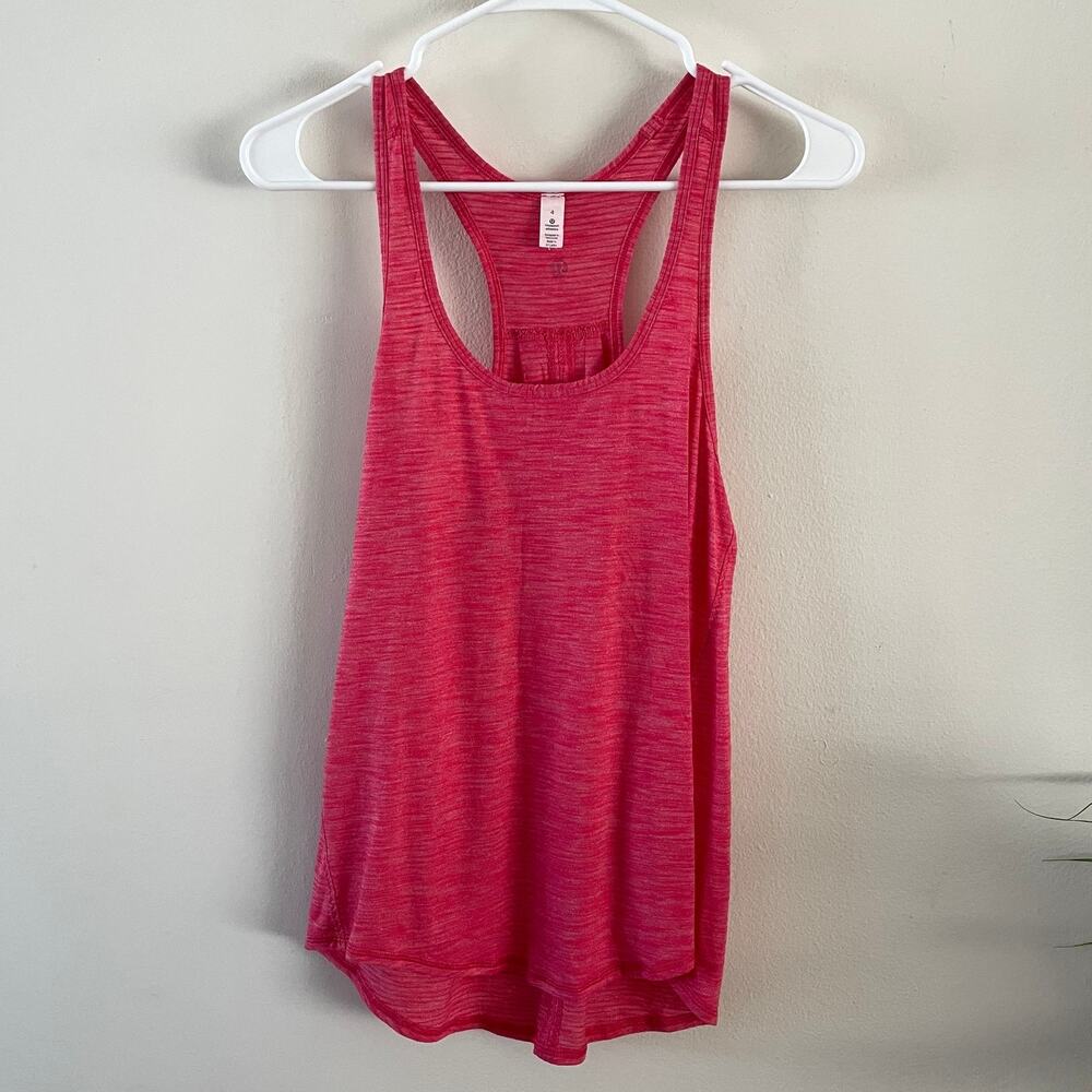 Lululemon Womens 4 Salute Sun Singlet II Heathered Boom Juice Tank W1NF1S